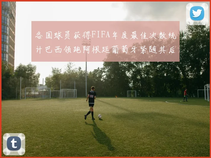 各国球员获得FIFA年度最佳次数统计巴西领跑阿根廷葡萄牙紧随其后